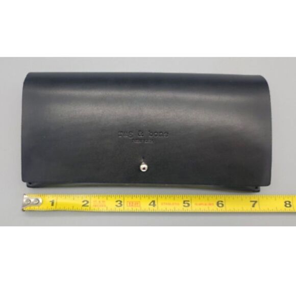 NWOT Rag & Bone Black Leather Sunglasses Case OS
